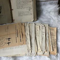 WWII Army Air Forces USAAF Collection 100+ Papers Documents Drawings Tests Notes