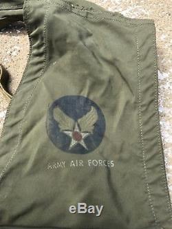 WWII Army Air Forces Vest Emergency Sustenance Type C-1 Lite Manufacturing Co
