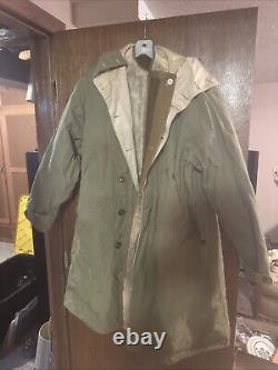 WWII Army air Corp Cold Weather Coat With Liner