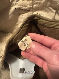 WWII Army air Corp Cold Weather Coat With Liner