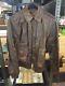 Wwii Brown Leather Bomber Jacket Type A-2 Us Army Air Force Aero Leather Size 36