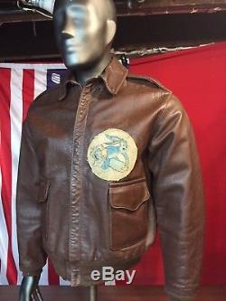 WWII Eastman A-2 a2 AAF Jacket Army Air Forces size 40 Nice