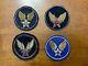 Wwii Era Army Air Forces Bullion Patches Lot Different Variations Lot Of 4 #1