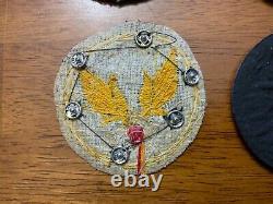 WWII Era Army Air Forces Bullion Patches Lot Different Variations Lot of 4 #1