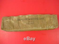 WWII Era US AAF Army Air Force Type D-1 Airplace Mooring Kit withCanvas Case RARE