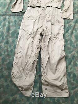 WWII Era USAAF Army Air Force Type AN-S-31 Summer Flying Suit Tan Cotton Sz 38
