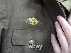 WWII JEWISH USAAF ARMY AIR FORCE WEATHERMAN JACKET SHIRT HAT 3rd AIR FORCE 38R