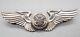 Wwii Sterling Army Air Forces Aircrew Full Size 3 Inch Wings Badge By Orber Rare