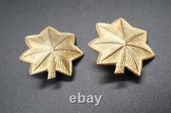 WWII Sterling Army Air Forces Major Rank Shoulder Insignia Pins Set by Meyer
