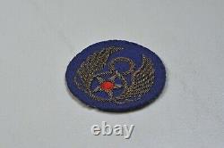 WWII U. S. ARMY AIR CORPS 8th AIR FORCE SHOULDER PATCH BRITISH MADE BULLION