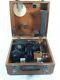 Wwii U. S. Air Force Army Property A-10 A Ansco Sextant With Wood Case