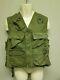 Wwii U. S. Army Air Force Survival Vest Many Labeled Pockets Holster