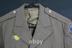 WWII US 7th AAF Army Air Force Class A Uniform Size 36R'Edward Truman 37697199