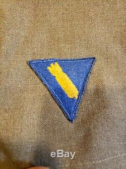 WWII US 8th Army Air Force Blue Back Wing Uniform with Research