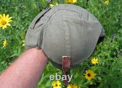 WWII US AAF Army Air Force Flak Gunner Flight Helmet type m4a2 for bomber crews