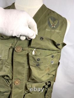 WWII US ARMY AIR FORCE EMERGENCY SUSTENANCE VEST C-1 With HOLSTER
