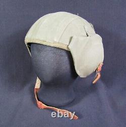 WWII US ARMY Air Force USAAF M4A2 Flak Gunner Helmet-INDUSTRIAL CANVAS- NICE