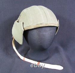 WWII US ARMY Air Force USAAF M4A2 Flak Gunner Helmet-INDUSTRIAL CANVAS- NICE