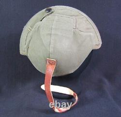 WWII US ARMY Air Force USAAF M4A2 Flak Gunner Helmet-INDUSTRIAL CANVAS- NICE