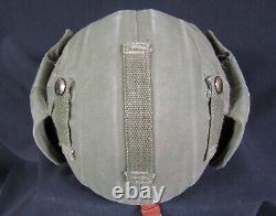 WWII US ARMY Air Force USAAF M4A2 Flak Gunner Helmet-INDUSTRIAL CANVAS- NICE