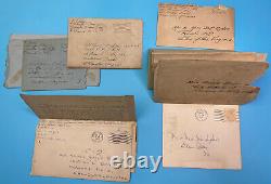 WWII US ARMY Air forces STATIONERY KIT 1944 Leather Organizer Photos Letters