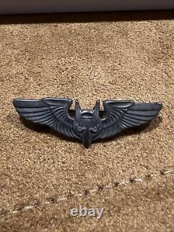 WWII US Army Air Corp Sterling Aerial Gunner Wings 2 Inch