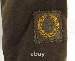 WWII US Army Air Corp Wool Jacket Olive 9th Army Utah Beach Northeast Europe 35L