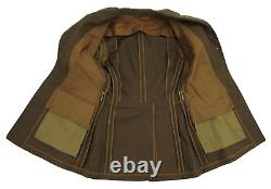 WWII US Army Air Corp Wool Jacket Olive 9th Army Utah Beach Northeast Europe 35L