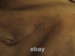 WWII US Army Air Corp Wool Jacket Olive 9th Army Utah Beach Northeast Europe 35L