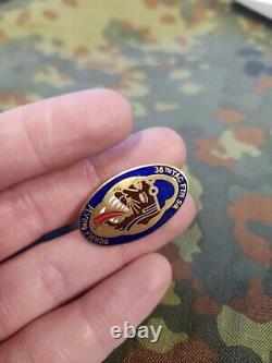 WWII US Army Air Corps Air Force 36th Tactical Fighter Squadron DUI Crest Pin