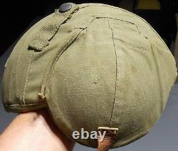 WWII US Army Air Corps Air Force M42A Gunner Flak Helmet