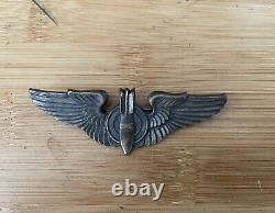 WWII US Army Air Corps Air Force Pilot Wings Sterling Silver Bracelet, Ring, Pins