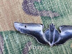 WWII US Army Air Corps Air Force Sterling Silver Bomber Wings 3 Inch