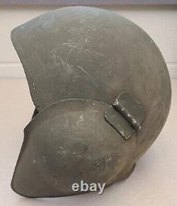 WWII US Army Air Corps Force AAC M5 Flak Helmet Bomber Crew Gunner WW2