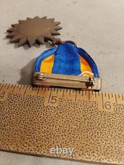 WWII US Army Air Corps Force Boxed Air Medal w Full Wrapped Brooch