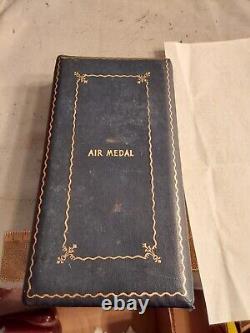 WWII US Army Air Corps Force Boxed Air Medal w Full Wrapped Brooch