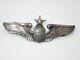 Wwii Us Army Air Force 3 Full Size Senior Pilot Sterling Pin Wings
