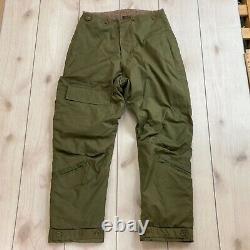WWII US Army Air Force A-9 Pants Size 38 DANN Clothing Cold Weather