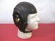 Wwii Us Army Air Force Aaf Type A-11 Leather Pilot Flying Helmet Size Med Nice