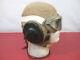 Wwii Us Army Air Force Aaf Type An-h-15 Flying Helmet Wired Withgoggles Lg 1944