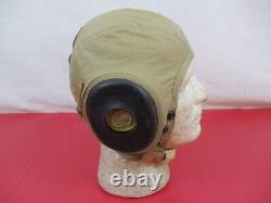 WWII US Army Air Force AAF Type AN-H-15 Summer Flying Helmet Dtd 1944 Sz Med