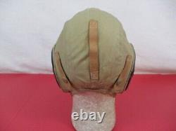 WWII US Army Air Force AAF Type AN-H-15 Summer Flying Helmet Dtd 1944 Sz Med