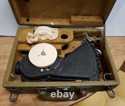 WWII US Army Air Force AIRCRAFT A-12 Link Bubble Sextant W Case Serial AF43 9213