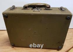 WWII US Army Air Force AIRCRAFT A-12 Link Bubble Sextant W Case Serial AF43 9213