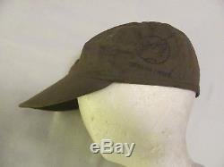 WWII US Army Air Force HBT Type A-3 mechanics cap size 7 1/2 with AAF ink stamp