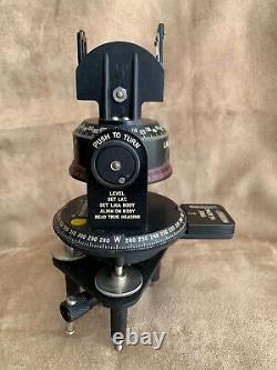 WWII US Army Air Force Military Astro Compass MKII Case Navational Instrument