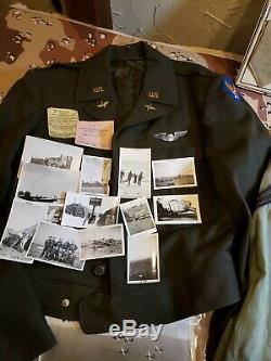 WWII US Army Air Force Officers Ike Jacket Grouping