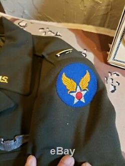 WWII US Army Air Force Officers Ike Jacket Grouping