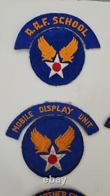 WWII US Army Air Force Patches Tabs WWII complete group