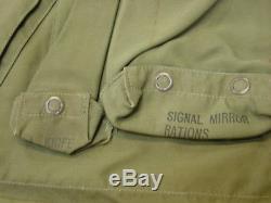WWII US Army Air Force Pilots Survival Emergency Sustenance Vest Type C-1 Rare